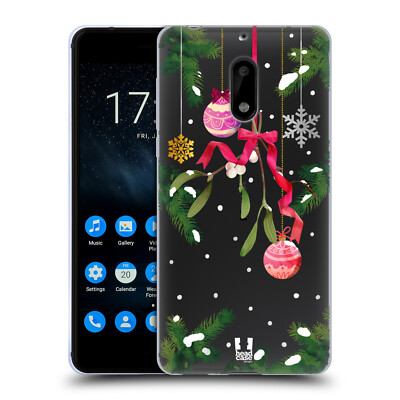 HEAD CASE DESIGNS CHRISTMAS ORNAMENTS SOFT GEL CASE FOR NOKIA PHONES 1