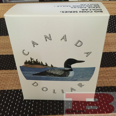 2016 5oz Colorized Loonie -Big Coin Series Proof  1 Dollar .9999 Fine