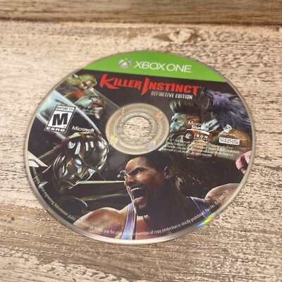 Killer Instinct Definitive Edition (Microsoft Xbox One, 2016) DISC ONLY, No Case