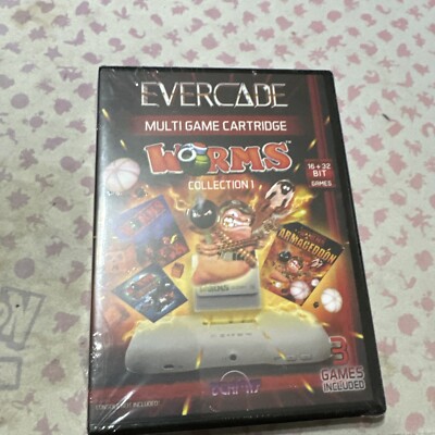 Blaze Evercade Worms Collection 1 Multi Game Cartridge New Sealed Fast Shipping