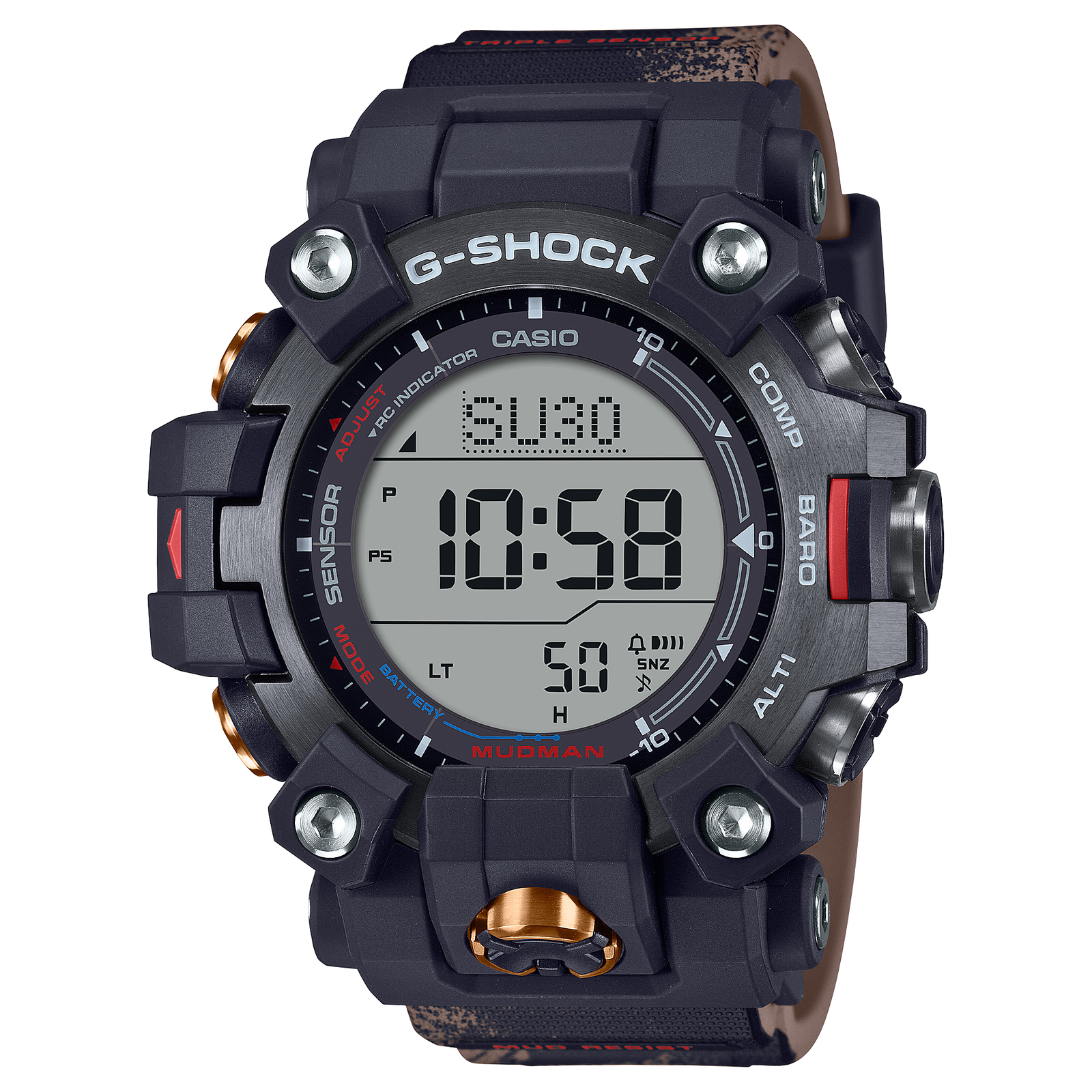 Pre-owned Casio G-shock Mudman Gw-9500tlc-1jr Team Land Cruiser Limited Radio Solar Watch
