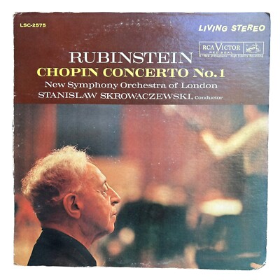 Rubinstein, Chopin - Concerto No. 1 in E Minor, Op. 11 RCA LSC-2575 Vinyl LP