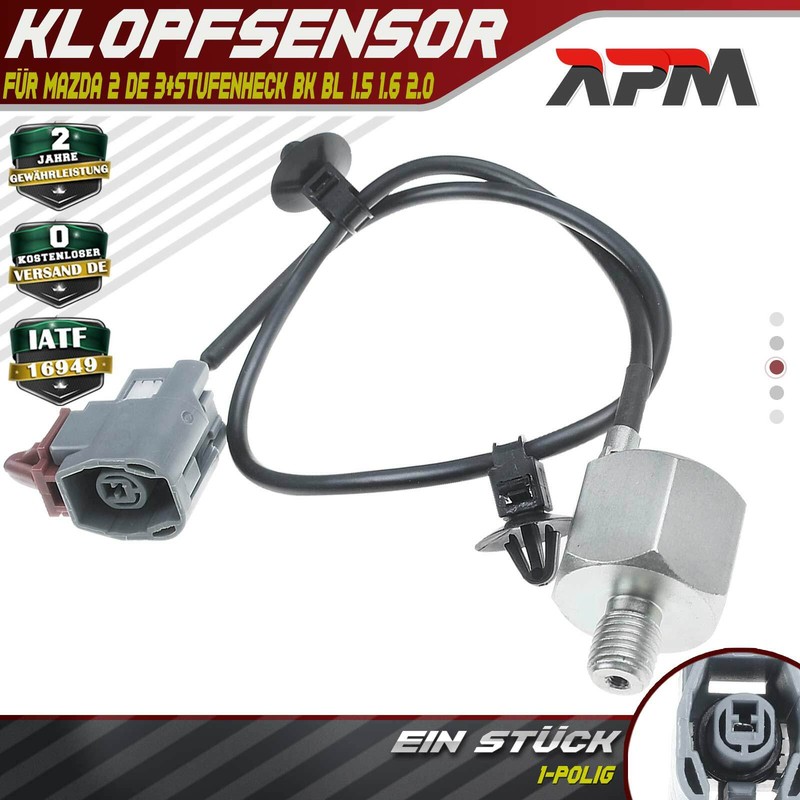 Klopfsensor Detonationssensor FÃ¼R Mazda 2 De 3 Bk Bl + 3 Stufenheck 1.5l 1.6l