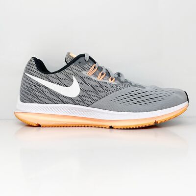 

Кроссовки для бега Nike Womens Zoom Winflo 4 898485-003 серые, размер 9,5, Серый, Zoom Winflo 4