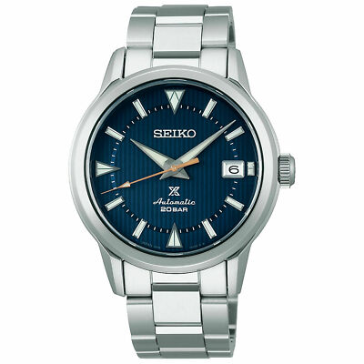 Pre-owned Seiko Prospex Alpinist Deep Lake Dial Men's Steel Bracelet Watch Spb249