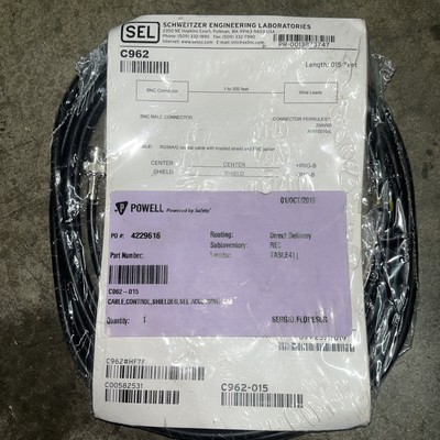 C962-015 SCHWEITZER ENGINEERING LABORATORIES CABLE CONTROL
