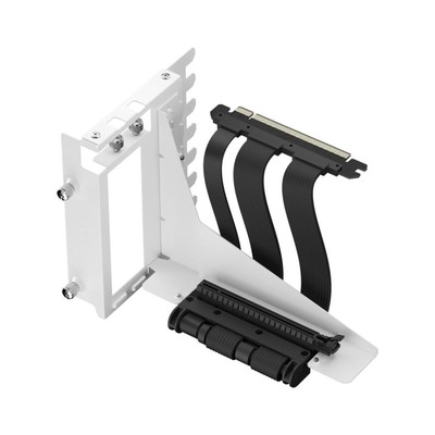 Fractal Design Flex 2 PCIe 4.0 x16 White Vertical GPU Riser with Bracket