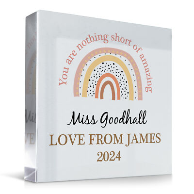 You Are Nothing Short Of Amazing Thank You Gift For Teacher Teaching Assistant