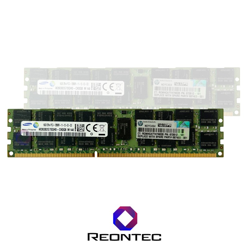 16gb Server Ram Samsung Pc3 - 12800r Ddr3 M393b2g70qh0-Ck0q8 2rx4