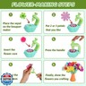 Flower Craft Kits for Kids - Arts and Crafts Activity Toys Set for Girls Ages 4-10, Birthday Gifts for 4 5 6 7 8 9 Year Old Girls, DIY Flower Making Kit for Kids, Creative Toys Gifts for Preschool