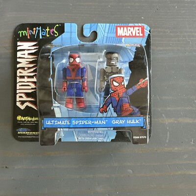 Minimates Marvel Ultimate Spider-Man & Gray Hulk Wizard World Summer Exclusive