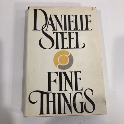 FINE THINGS by Danielle Steel 1987 Book Club Edition, Hardcover w DJ, ACCEPTABLE