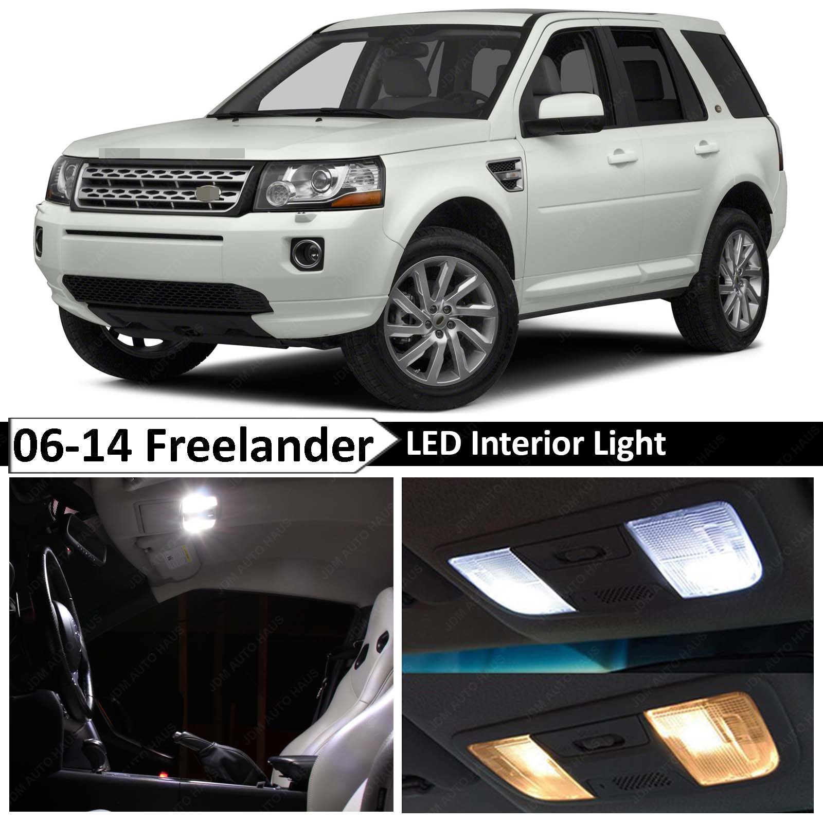 14x White Interior Led Light Package Kit Fit 06 14 Land Rover Freelander Lr2 Ebay