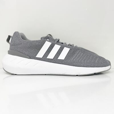 

Мужские кроссовки Adidas Swift Run 22 GZ3495 серые кроссовки размер 13, Серый, Swift Run 22