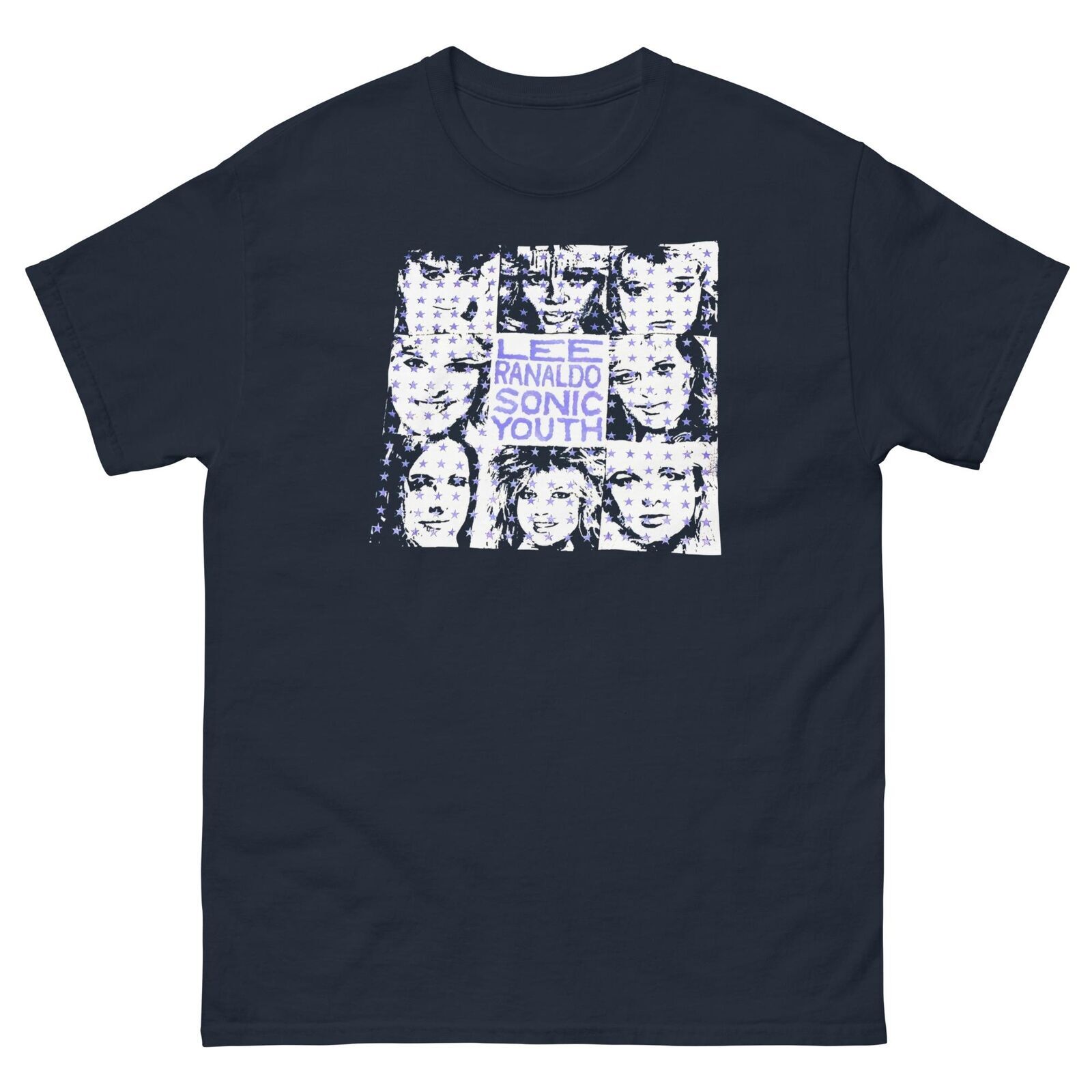 Vintage styled 90s sonic youth lee ranaldo parking lot t shirt