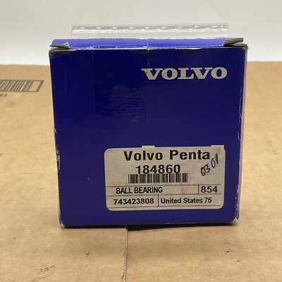 Volvo Penta Sterndrive 184860 Ball Bearing OEM Transom Shield Genuine Part