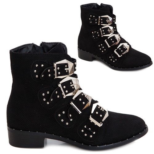 ankle boots biker style