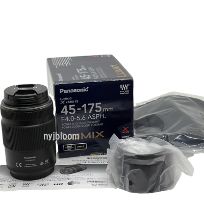 New Panasonic Lumix G X Vario PZ 45-175mm f/4.0-5.6 ASPH