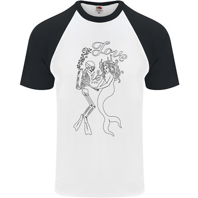 Love Is Scuba Diving Funny Diver Dive Mens S/S Camiseta