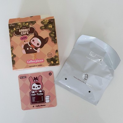 POPMART Pucky Rabbit Cafe Enamel Pin - Cafe Menu