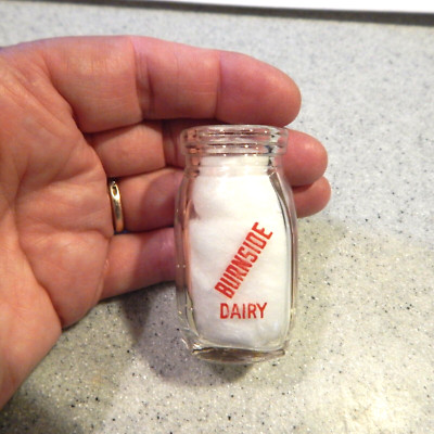 Burnside Dairy & Girard's Diner Creamer Woonsocket, Rhode Island R.I. - Square