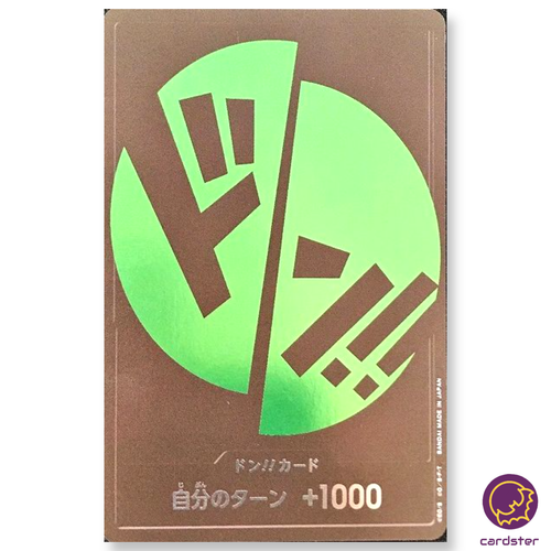 Roronoa Zoro Special DON Card PROMO ONE PIECE Card Japan | eBay