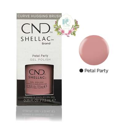 CND Shellac UV Gel Polish 0.25 oz NIB Petal Party
