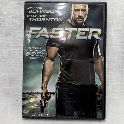 Faster DVD Movie 2010 Dwayne The Rock Johnson Billy Bob Thornton