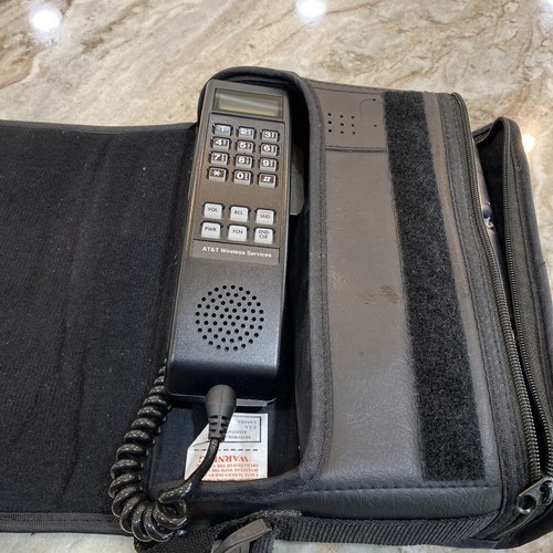 Vintage Motorola Bag Phone AT&T model 19393NASBB | eBay