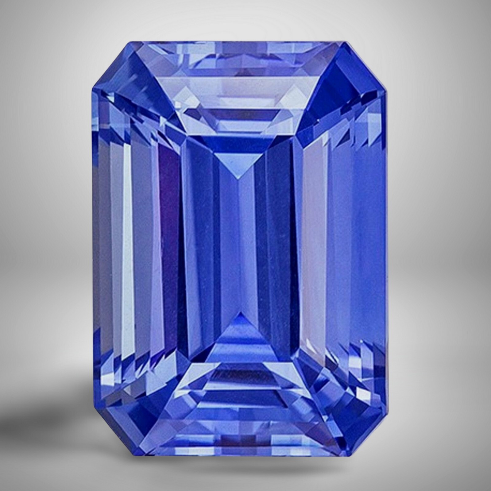Blue Sapphire Octagon Cut Gemstone 9.1 Cts - 16x12 mm VVS
