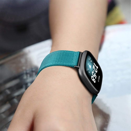 Soft Nylon Sport Replacement Strap Wrist Bands For Fitbit Versa 3 / Fitbit Sense