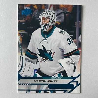 2020 Upper Deck Overtime #86 Martin Jones Blue