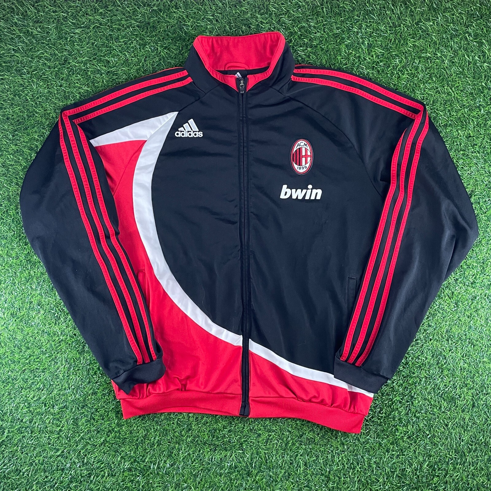 00's AC MILAN トラックジャケット 1999-00 AC Milan adidas Track Jacket - 8/10 - (XL)