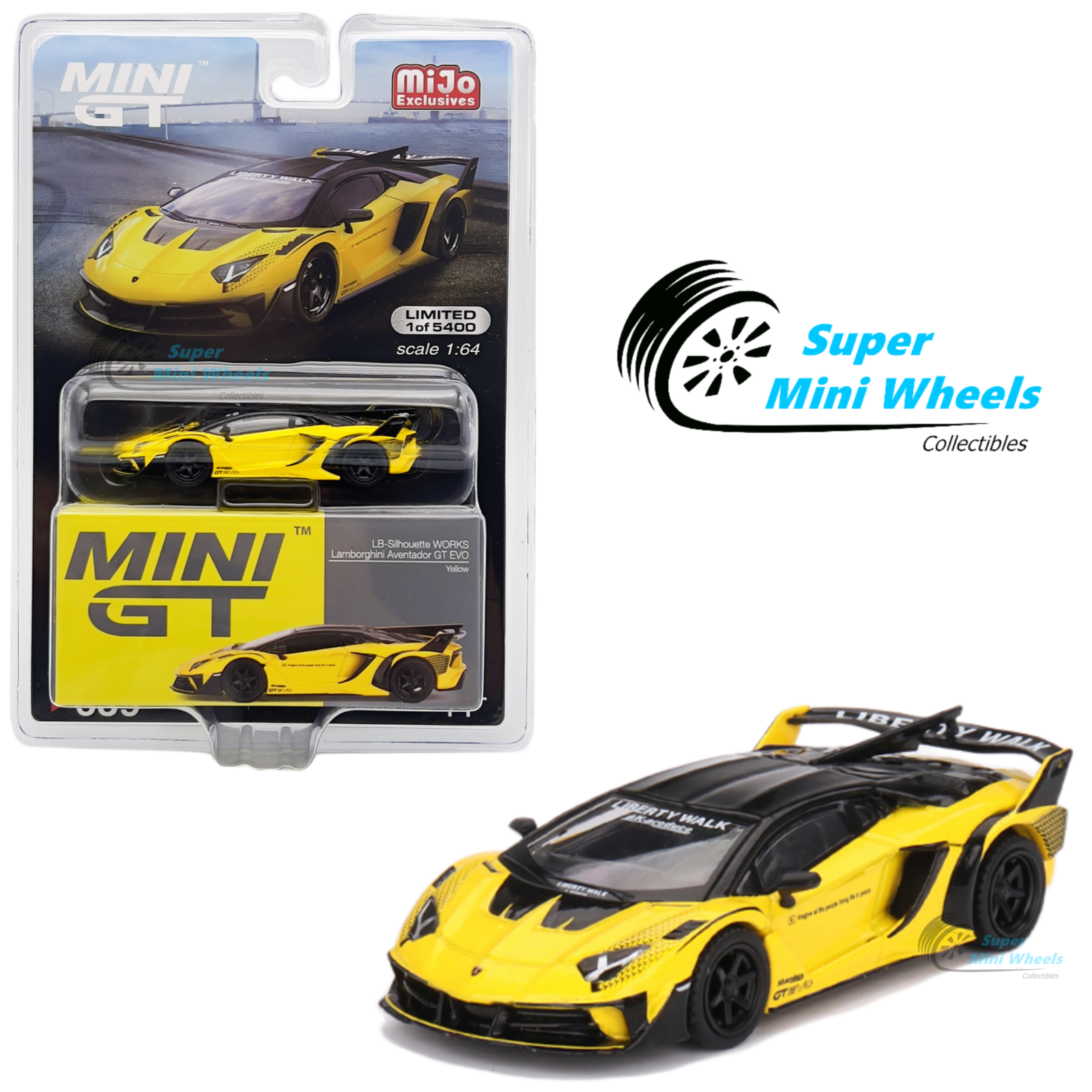 Mini GT - 1/64 LB-Silhouette Works Lamborghini Aventador GT Evo (Baby –  libertywalkeu