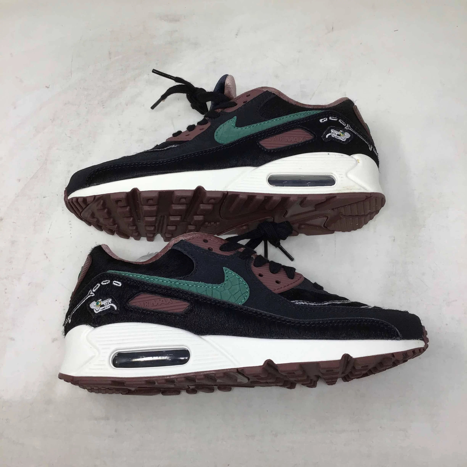 

Nike W Air Max 90 SE Siempre Familia черный зеленый белый DO2154-010 женские 8, Nike Air Max 90