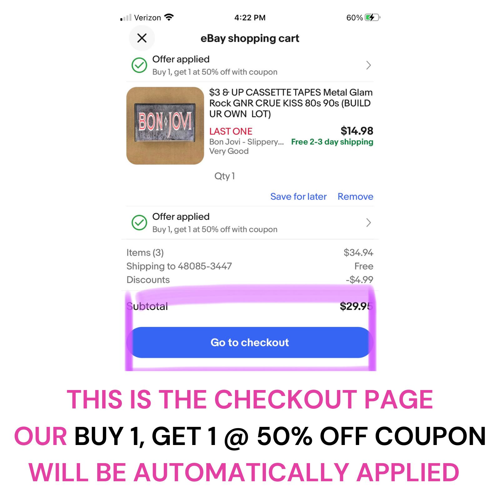 80s METAL CASSETTE TAPES - AC/DC MOTLEY CRUE KISS DEF LEPPARD (BUILD UR OWN LOT)