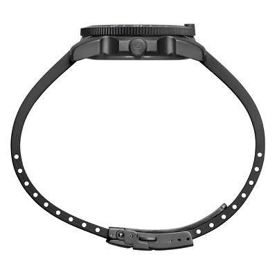 Pre-owned Luminox Unisex Watch Pacific Diver Date White Dial Black Rubber Strap Xs.3127m
