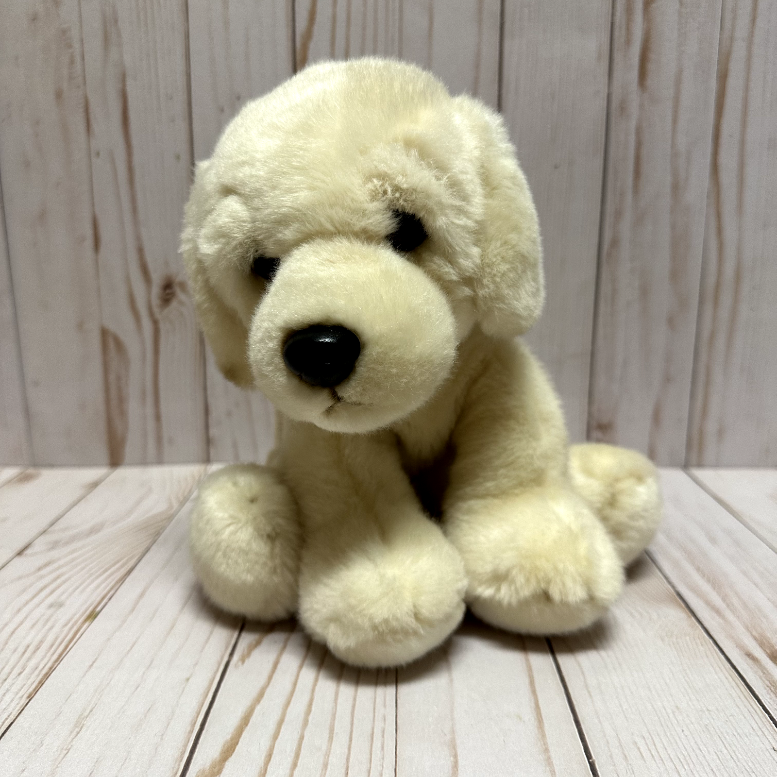 Adventure Planet Golden Retriever Dog Plush Stuff Animal 9 Inch Realistic Puppy