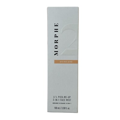 Morphe Lil Pick Me Up 3-in-1 Face Mist 3.38 fl. oz. All Skin Types New