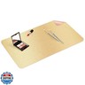 Makeup Mat for Vanity to Protect Desk Top, Dual-Sided Makeup Mat, Easy to Clean Desk Pad - Waterproof and Oilproof Vanity Accessories, 23.6 x 11.8 in (Gold and Pink)