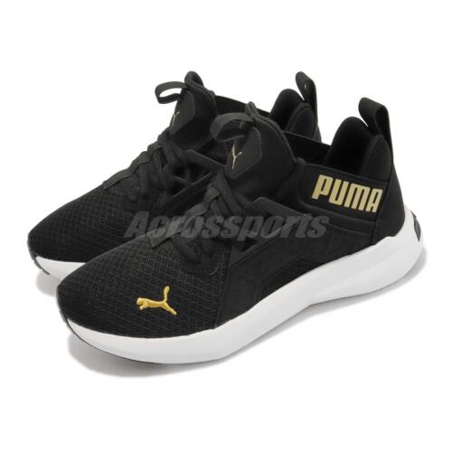 

Женские кроссовки Puma Softride Enzo NXT Wns Black Team Gold White 195235-11, Черный, Softride Enzo Nxt Wns
