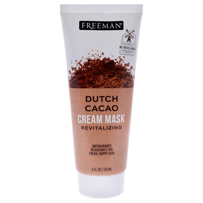 Dutch Cacao Cream Mask Revitalizing by Freeman for Unisex - 6 oz Mask