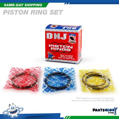 DNJ PR949 Std. Piston Ring Set For 00-16 Scion Toyota Echo Prius 1.5L DOHC 16v