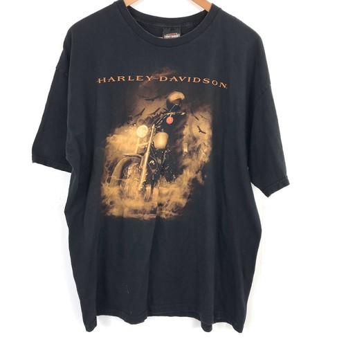 Harley-Davidson Tシャツ Frazier's Buford Frazier's Harley Davidson, Buford, Ga. Tan Tee Shirt Sz 2XL