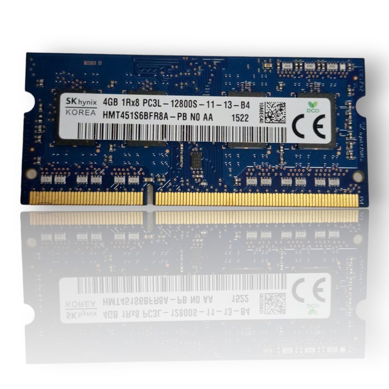 Skhynix 4gb 1rx8 Pc3l-12800s-11-13-B4 Hmt451s6bfr8a-Pb Notebook Ram..##1050
