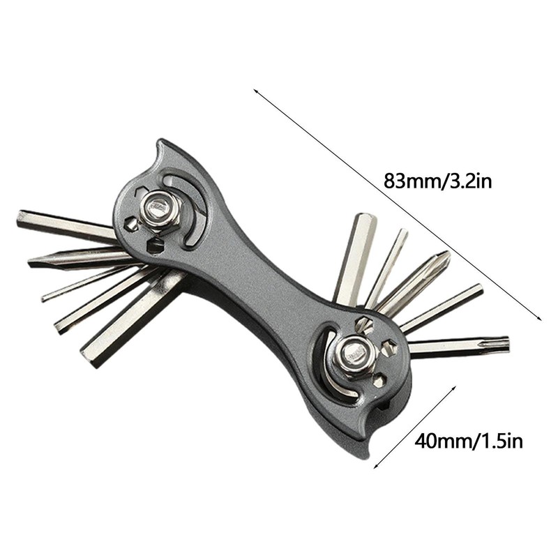 10 In1 Bicycle Repairing Set Bike Bike Repair Tool Kit Wrench Screwdriver Chain