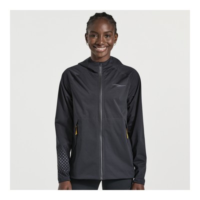 

Женская куртка Saucony Boulder Drizzle Black  Apparel, Черный