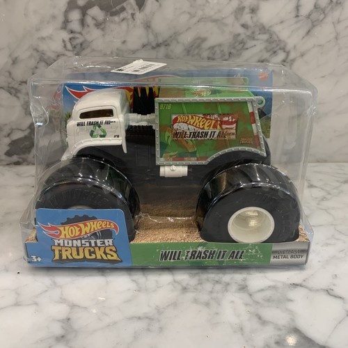 Hot Wheels Monster Trucks Oversized WILL TRASH IT ALL