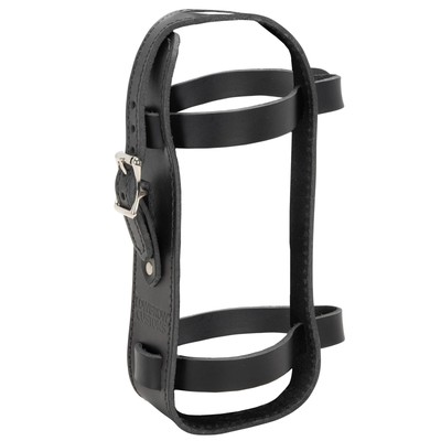 Lowbrow Customs Leather Fuel Reserve Bottle Carrier - Black