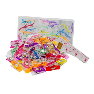 Secai 30pcs Sewing Clips for Crafting and Quilting,Pack of Clips (30Small)